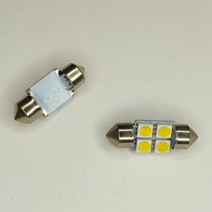 Festoon 31mm 4SMD White Pair